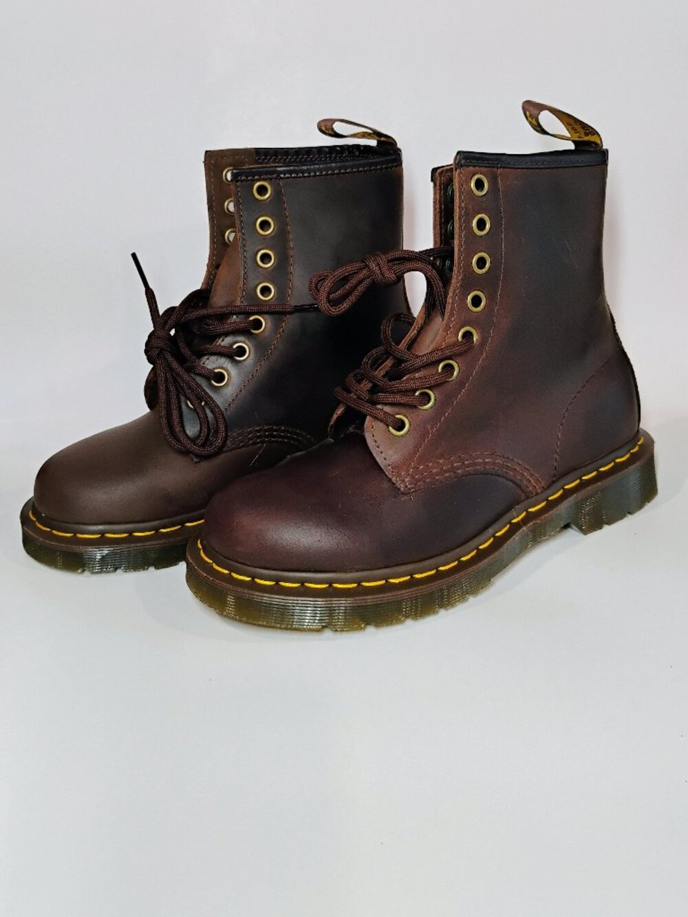 BRAND NEW in box Dr Martens 1460 size US M4/W5 Dark Brown Crazy Horse